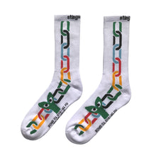 Load image into Gallery viewer, Aapi in Chains Socks White/Multi
