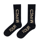 Empty Your Mind Socks Black