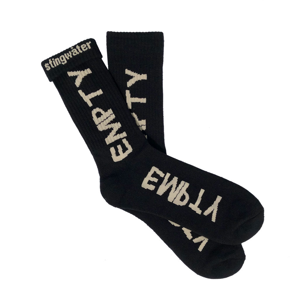 Empty Your Mind Socks Black