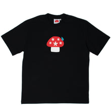 Load image into Gallery viewer, Aga and V Speshal Water Patch T-Shirt Black
