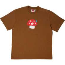 Load image into Gallery viewer, Aga and V Speshal Water Patch T-Shirt Brown

