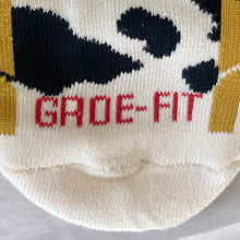 Load image into Gallery viewer, Chain Socks Black Spotted Cow
