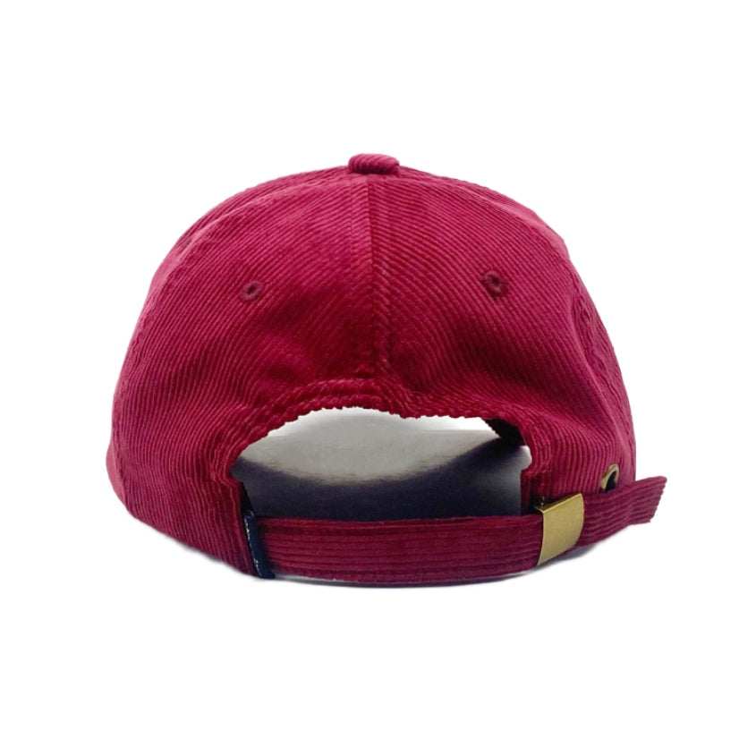Baby Cow Corduroy Hat Burgundy