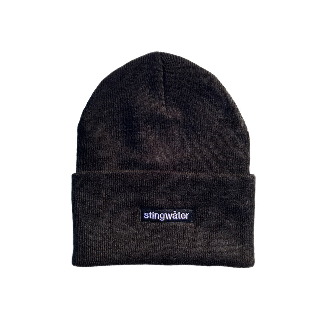 Ego Death Cuff Beanie Black