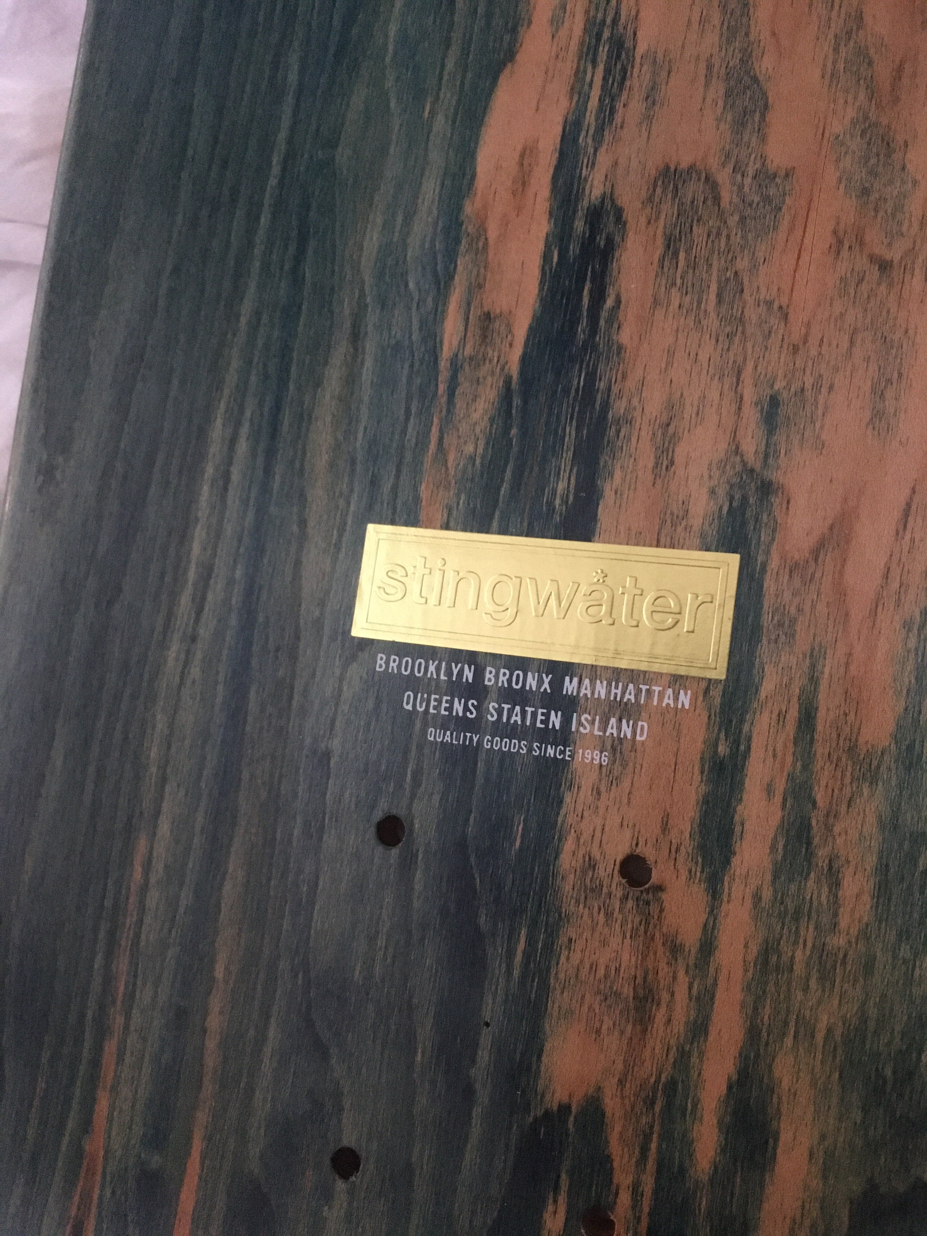 Stingwater 5 Boroe skateboard deck