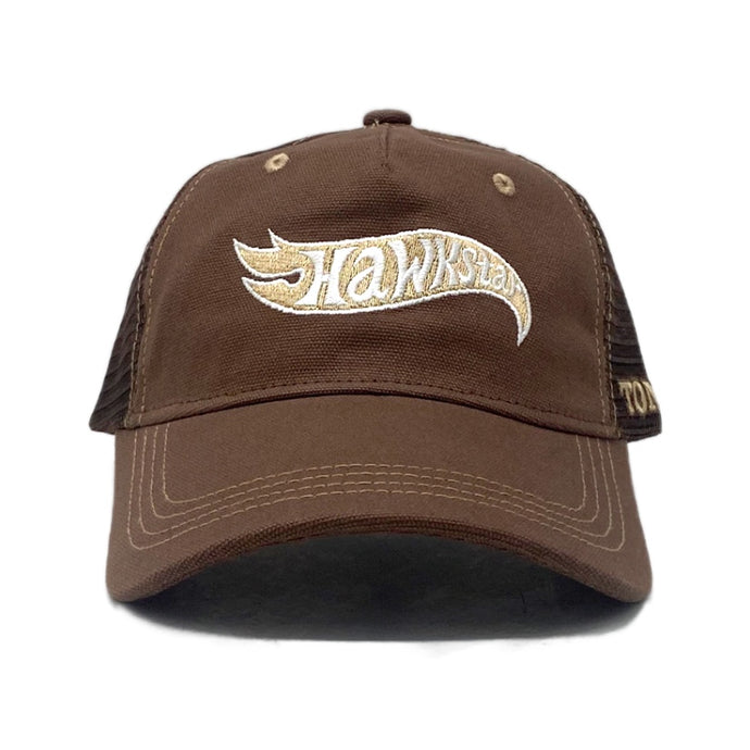 Hawkstar Canvas Trucker Hat Brown