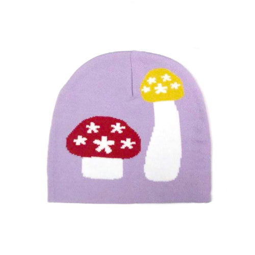 Baby Cow Beanie Lavender
