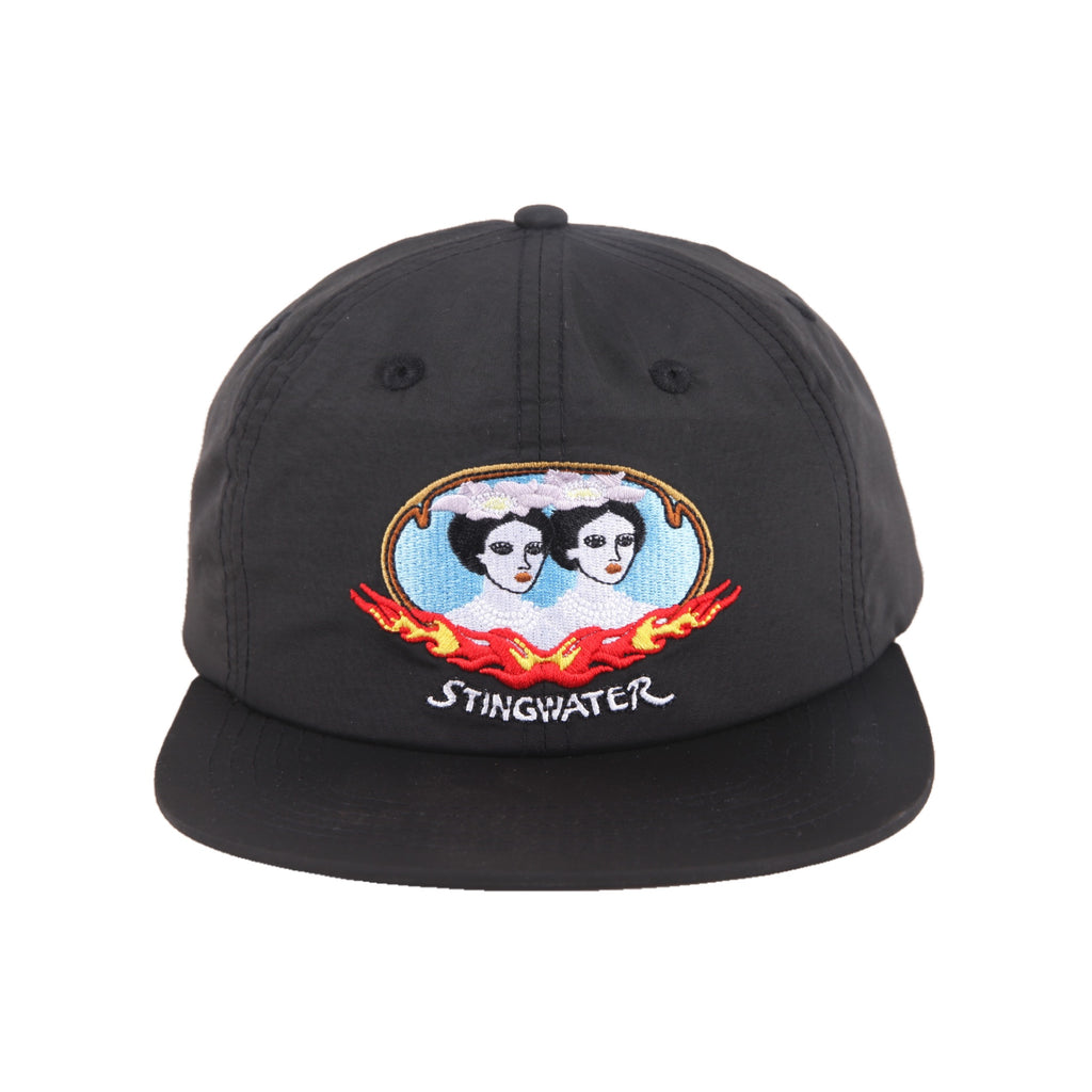 Stingwater Twin Flame Nylon Hat Black