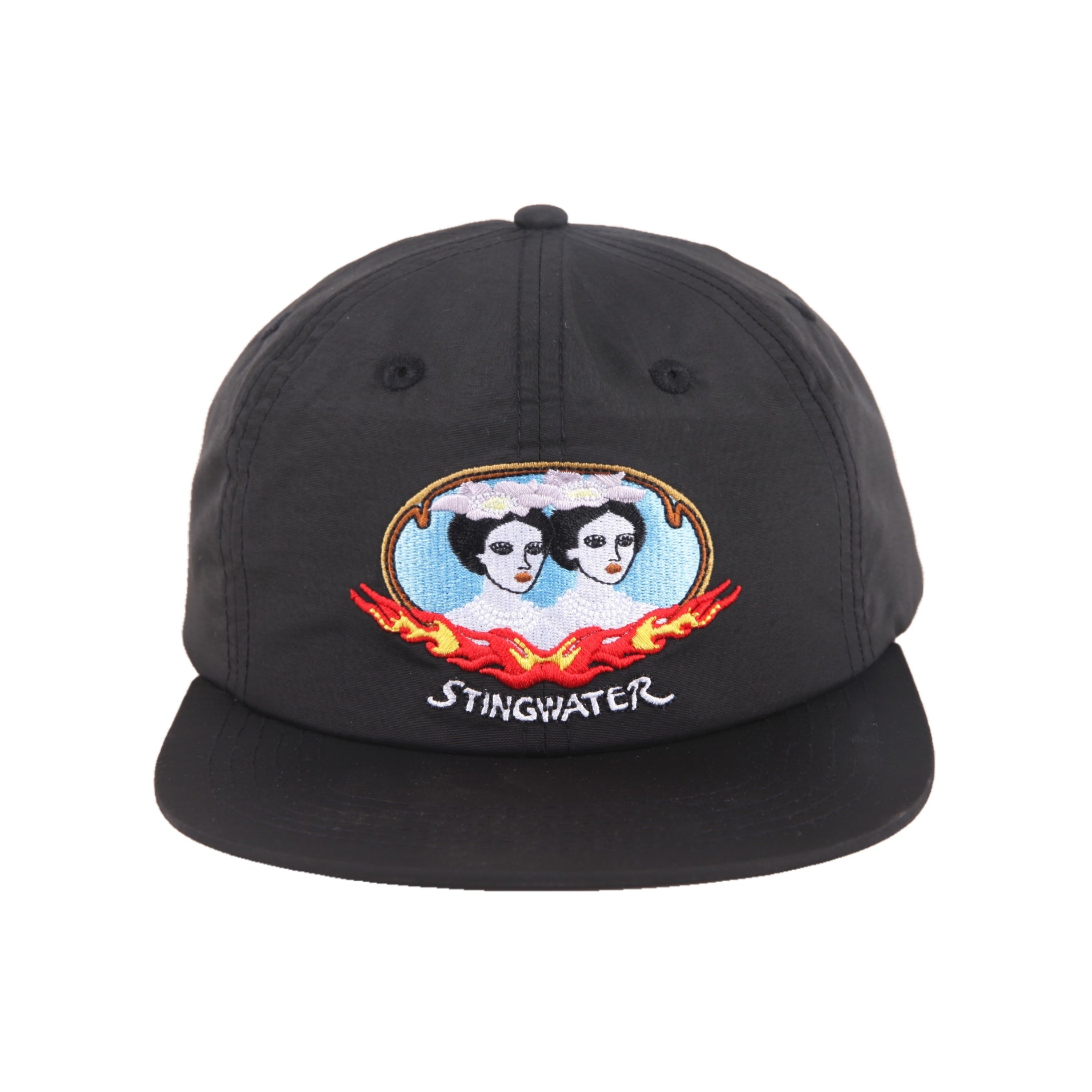 Stingwater Twin Flame Nylon Hat Black