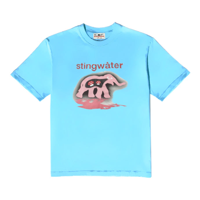 Pink Elephant T-Shirt Pacific Blue