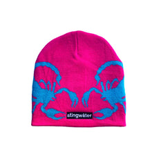 Load image into Gallery viewer, Double Sting Scorpion Beanie Magenta
