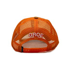 Number 1 Trucker Hat Orange/Brown