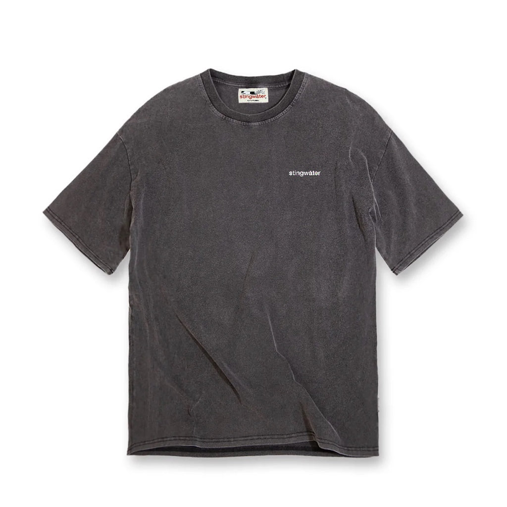 Stingwater Crisis T-Shirt Acid Wash Black