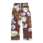 "Walking on Egg shells" Twill Pants Brown