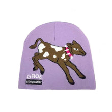 Load image into Gallery viewer, Baby Cow Beanie Lavender

