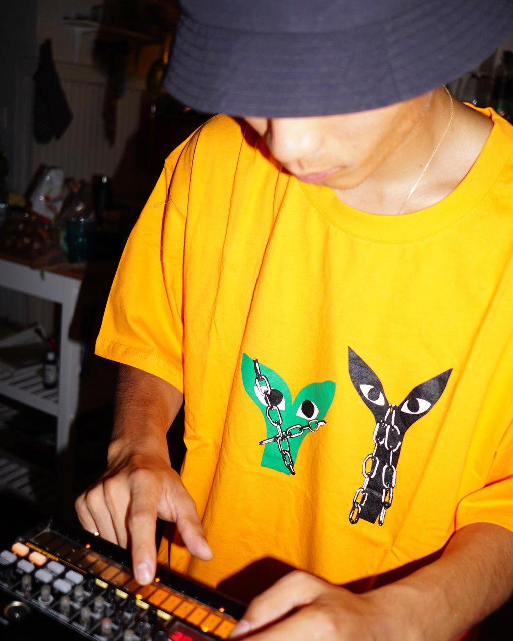 Aapi and Aya Unchained T-Shirt Tangerine