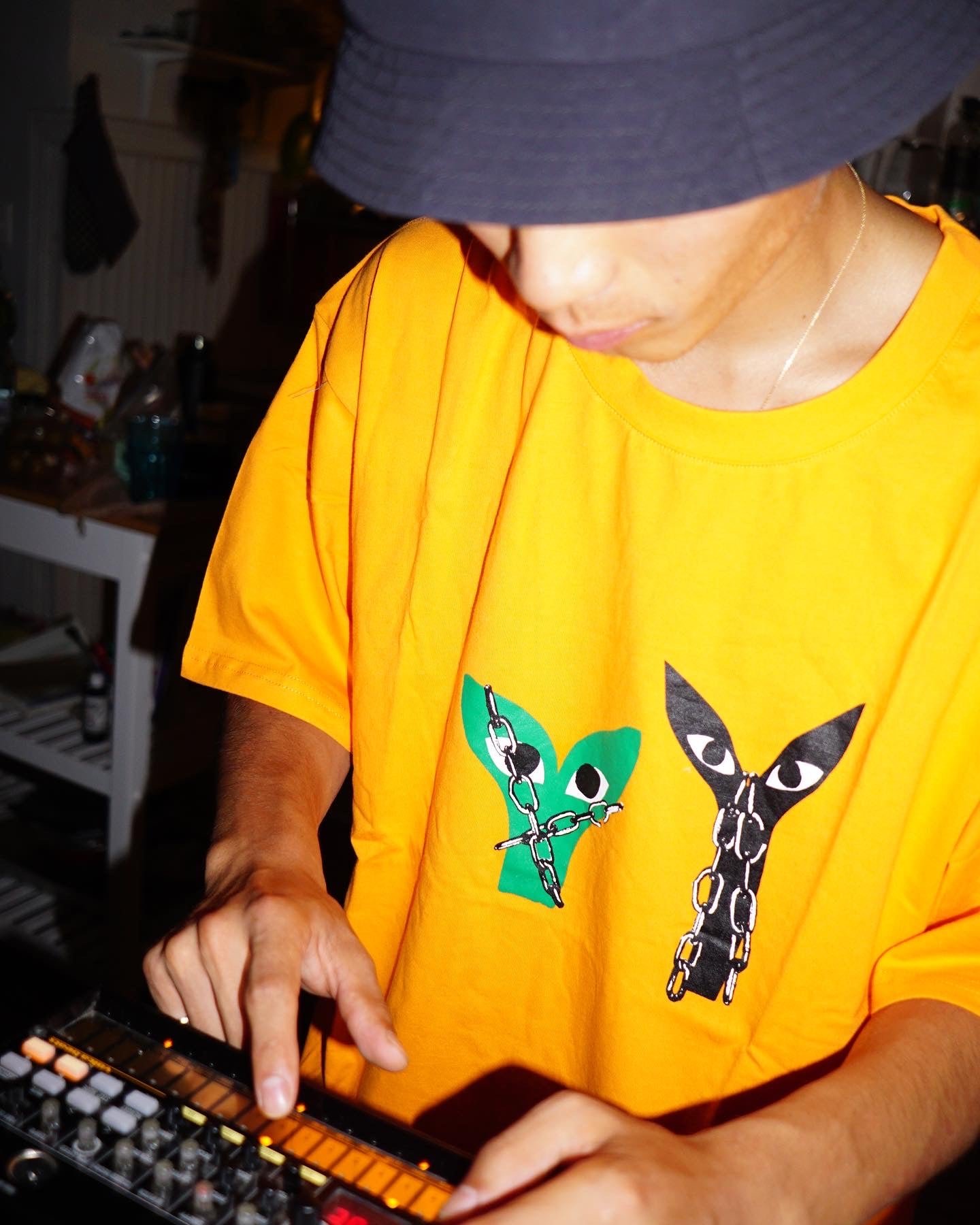 Aapi and Aya Unchained T-Shirt Tangerine