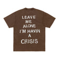 Stingwater Crisis T-Shirt Acid Wash Brown