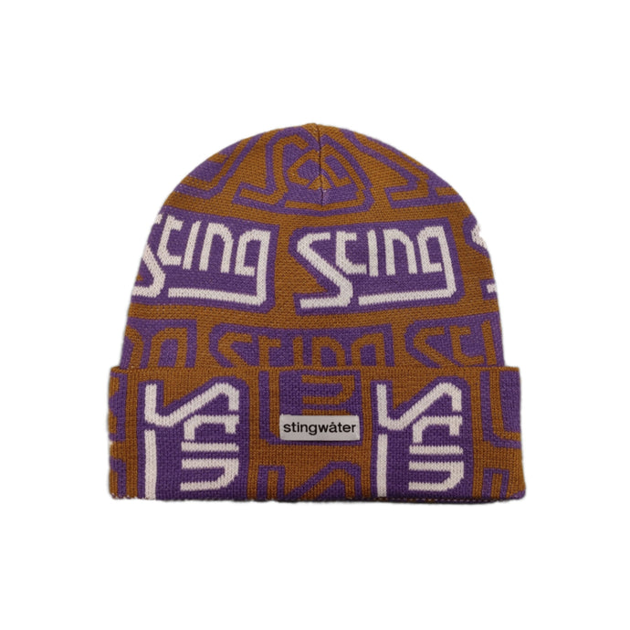 Stingwater Gaseous Logo beanie khaki/purple