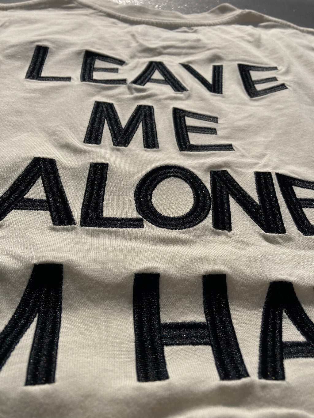 Leave Me Alone T-Shirt Off White