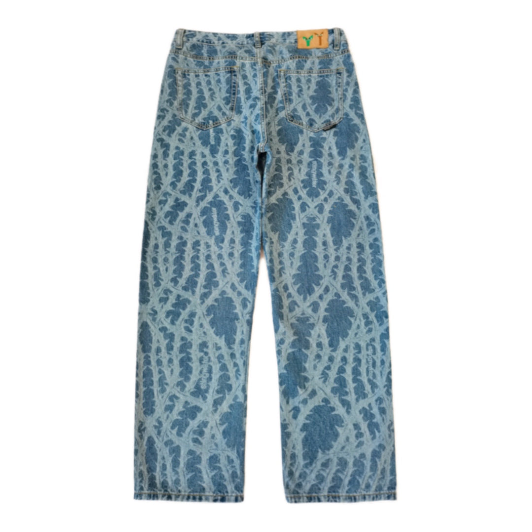 stingwater JEANS ロープ柄パンツ Stingwater Thorn Jeans Acid wash blue denim – stingwater