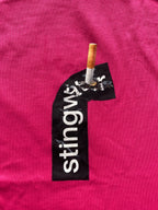 Cig and Sticker T-Shirt Sting Pink