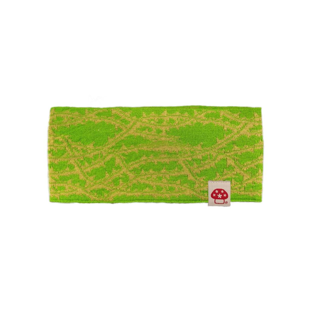 Thorn knit head band alkaline green