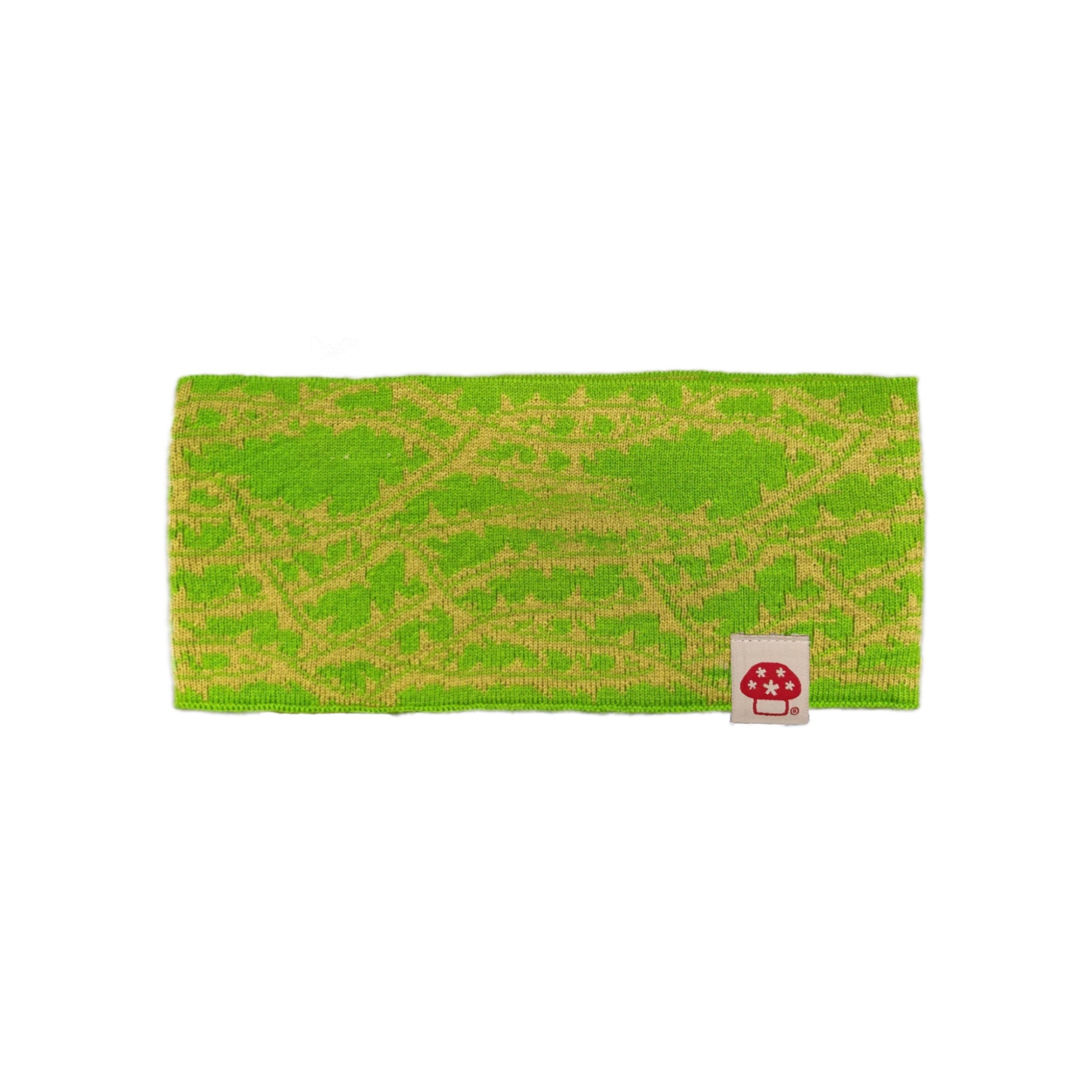 Thorn knit head band alkaline green