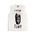 I Know Tony Sleeveless T-Shirt White