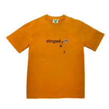 Load image into Gallery viewer, Classic melting logo and skull patch T Shirt Orange
