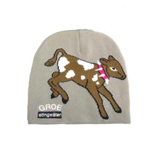 Load image into Gallery viewer, Baby Cow Beanie Gray
