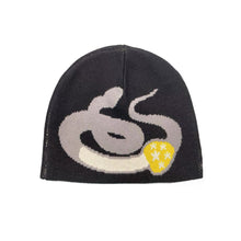 Load image into Gallery viewer, Snake Fossil Beanie Black

