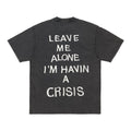 Stingwater Crisis T-Shirt Acid Wash Black