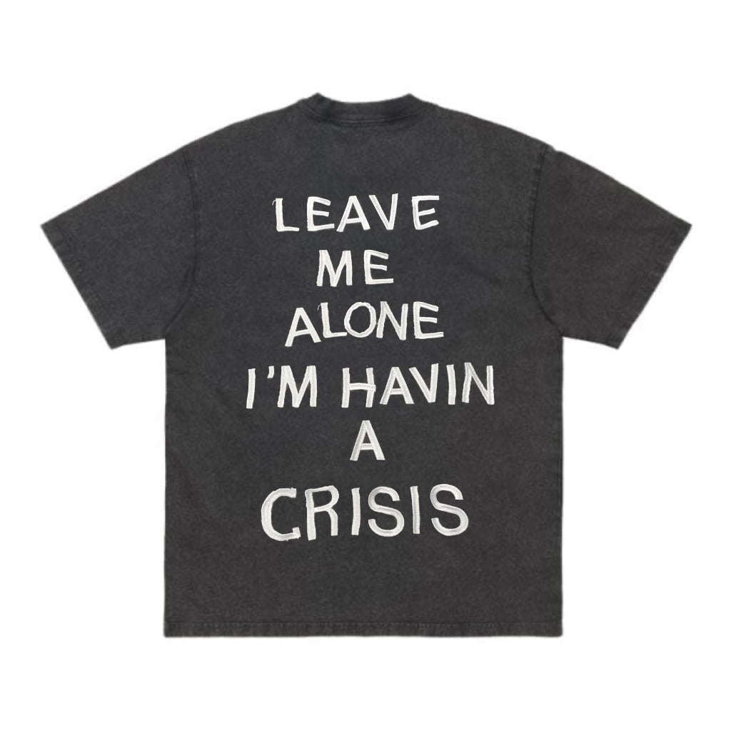 Stingwater Crisis T-Shirt Acid Wash Black
