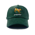 Baby Cow Corduroy Hat Green