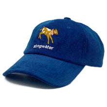 Load image into Gallery viewer, Baby Cow Corduroy Hat Navy
