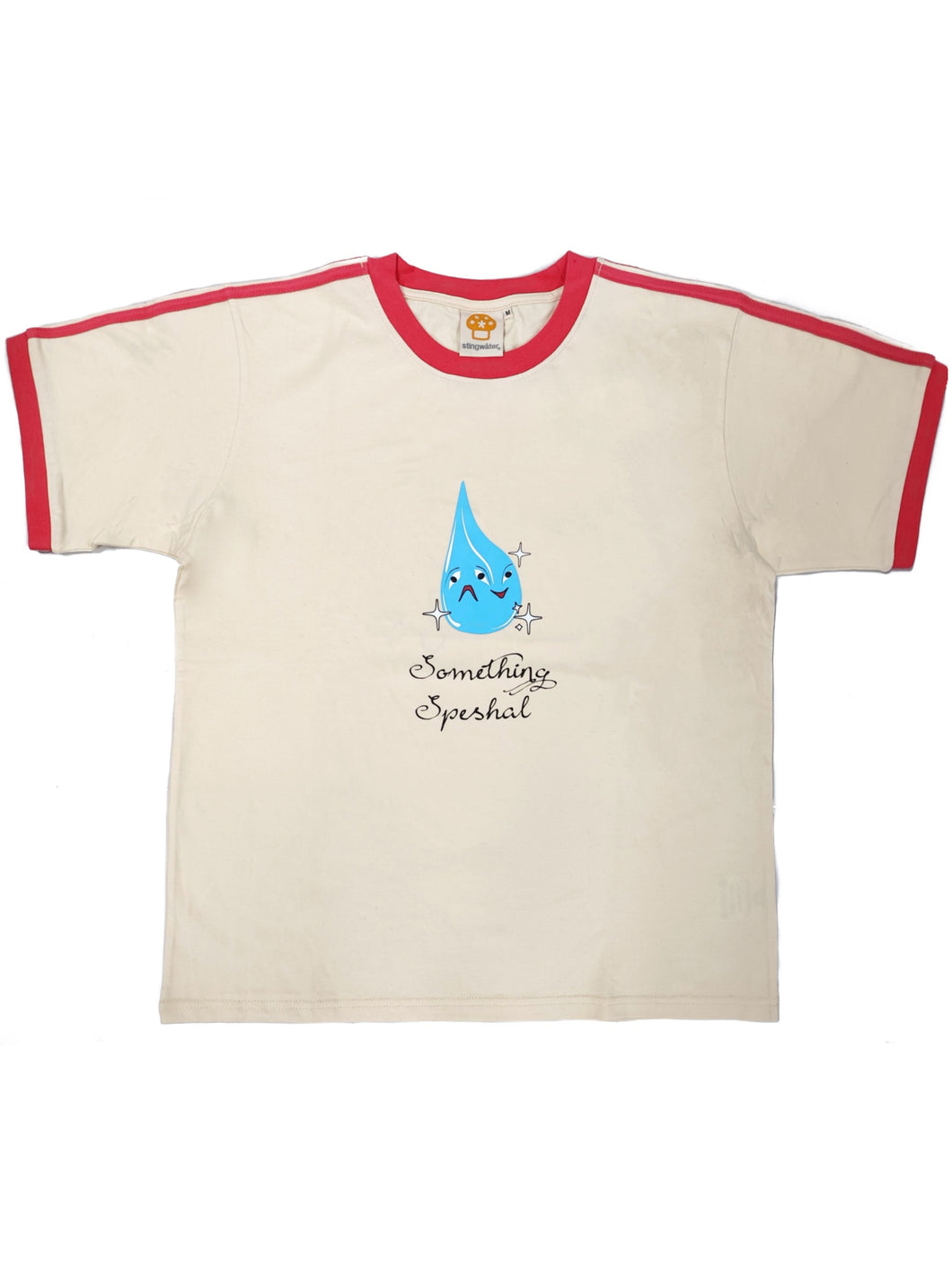 Something Speshal Ringer T-Shirt Bone
