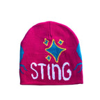 Double Sting Scorpion Beanie Magenta
