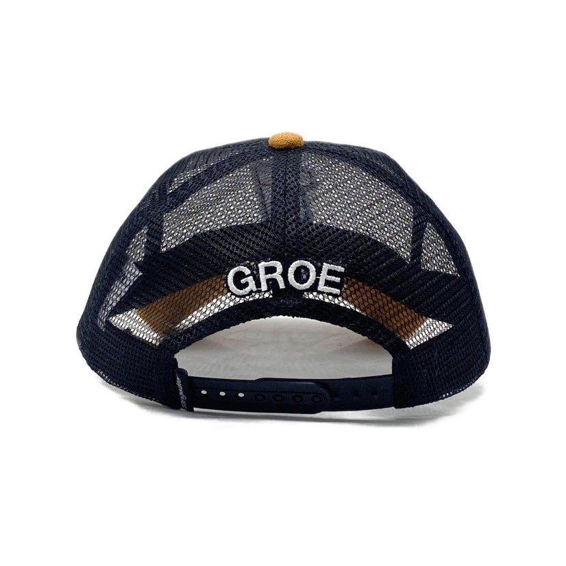 Number 1 Trucker Hat Black/Brown