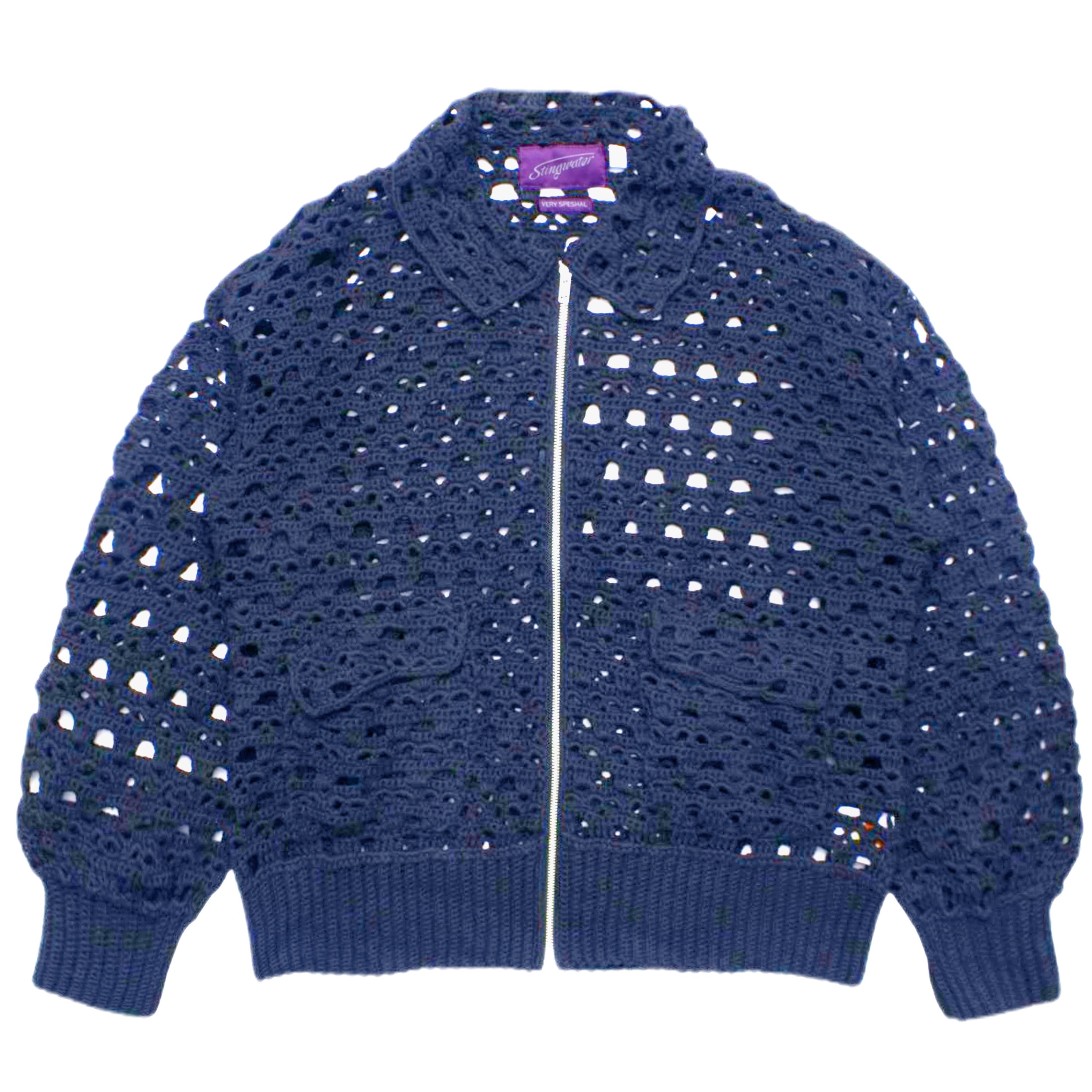 Ego Death Bomber Jacket Navy Blue