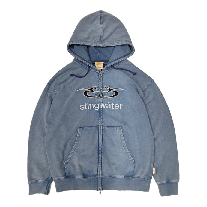 Stingwater Big Moses Full Zip Hoodie Vintage Blue