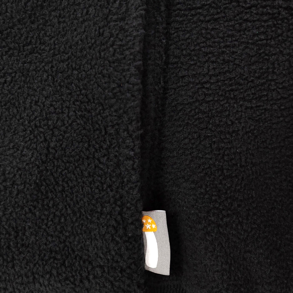 Groe Together Reverse Fleece Hoodie Black