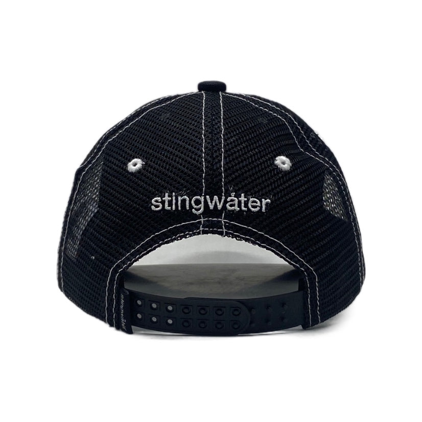 Hawkstar Canvas Trucker Hat Black/White
