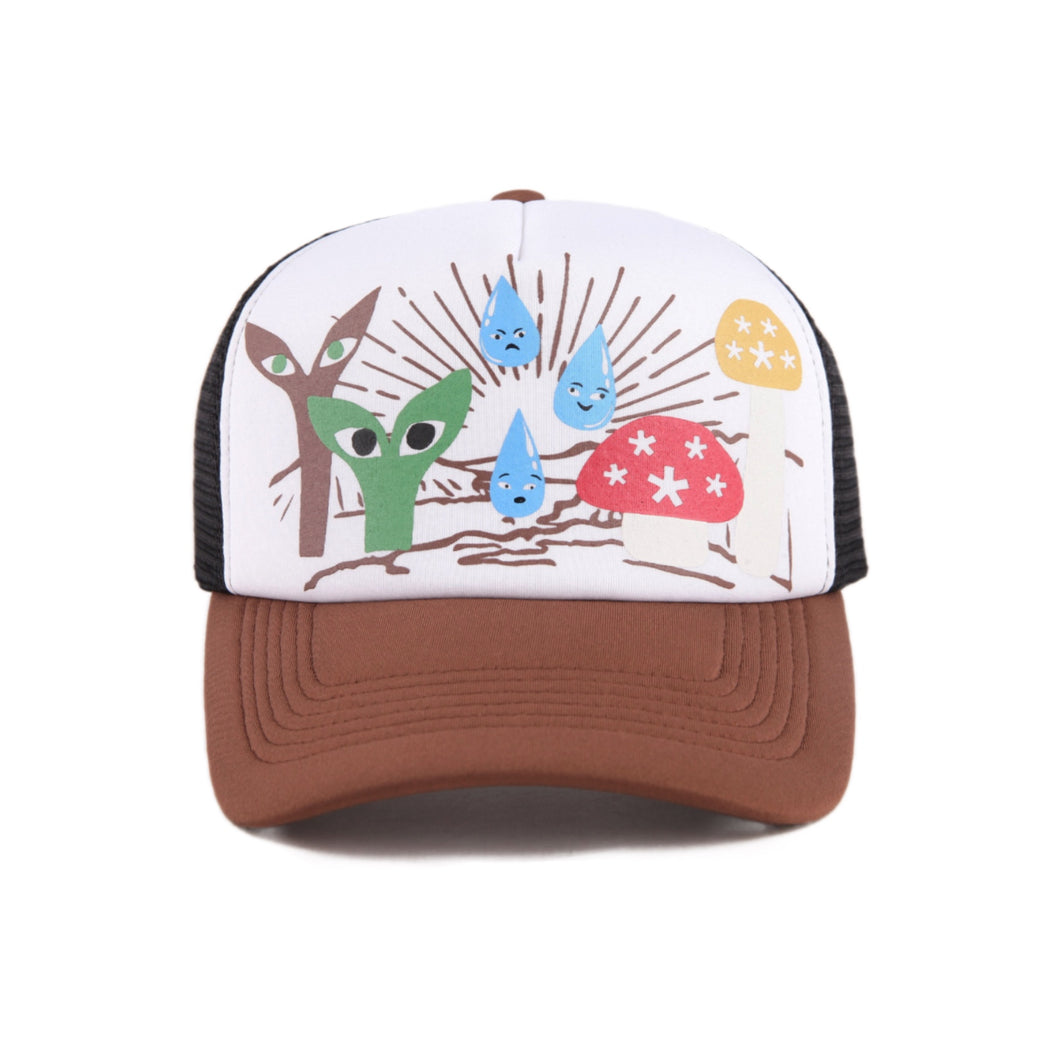 Groe Together Trucker Hat Brown