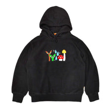 Load image into Gallery viewer, Groe Together Reverse Fleece Hoodie Black
