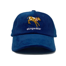 Load image into Gallery viewer, Baby Cow Corduroy Hat Navy
