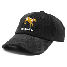 Load image into Gallery viewer, Baby Cow Corduroy Hat Black
