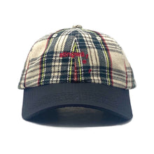 Load image into Gallery viewer, Classic Stingwater Melting Logo Hat White/Green Tartan
