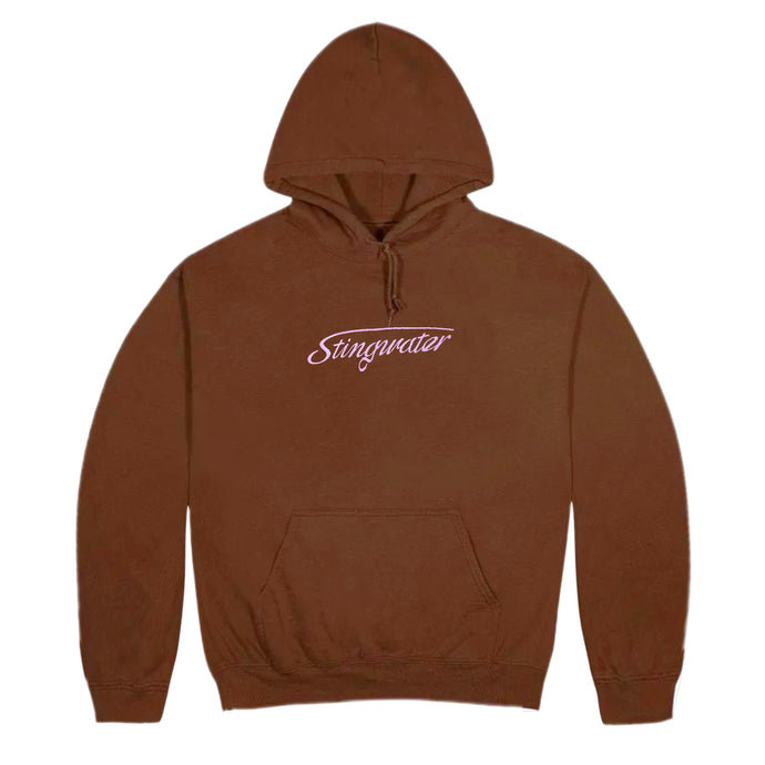 Stingwater Signature Logo Hoodie Brown