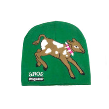Load image into Gallery viewer, Baby Cow Beanie Green
